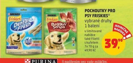 POCHOUTKY PRO PSY FRISKIES vybrané druhy 1 balení