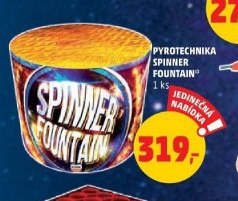 PYROTECHNIKA SPINNER FOUNTAIN