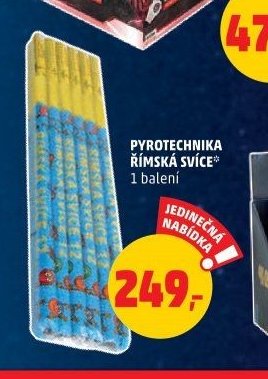 PYROTECHNIKA ŘÍMSKÁ SVÍCE
