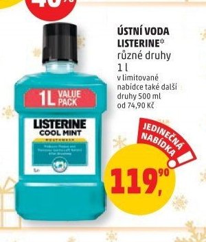 Ústní voda Listerine