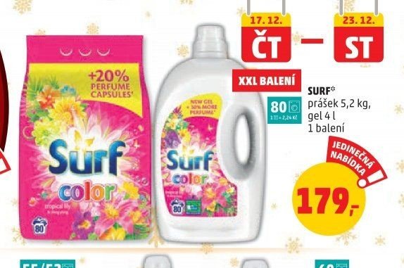 Surf prací prostředek