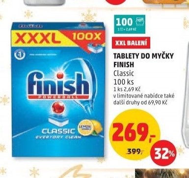 Finish tablety do myčky