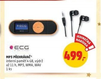 MP3 přehrávač ECG
