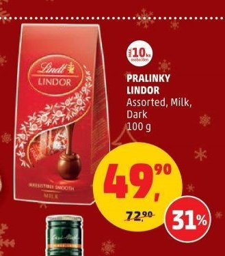 Pralinky Lindor