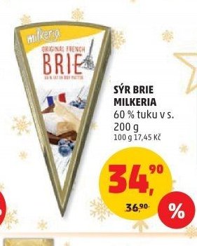 Sýr Brie Milkeria 60 % tuku v s.