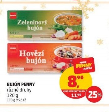 Bujón Penny různé druhy