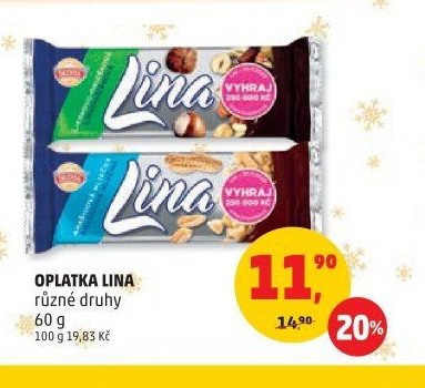 Oplatka Lina různé druhy