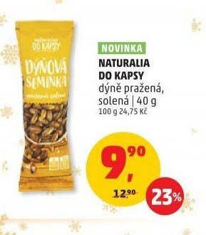 NATURALIA DO KAPSY dýně pražená, solená