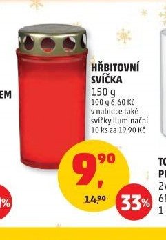 HŘBITOVNÍ SVÍČKA