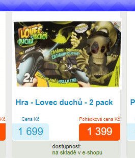 Hra - Lovec duchů - 2 pack