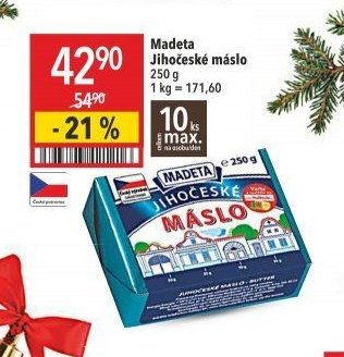 Madeta Jihočeské máslo