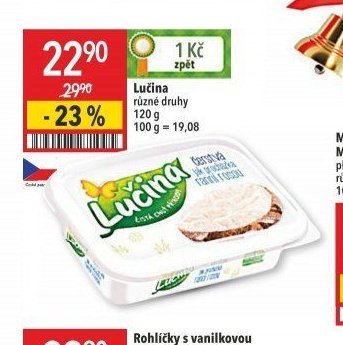 Lučina různé druhy