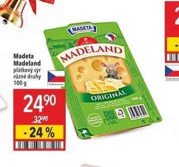 Madeta Madeland plátkový sýr různé druhy
