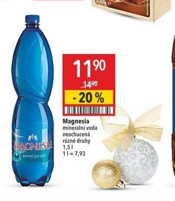 Magnesia minerální voda