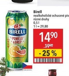 Birell nealkoholické ochucené pivo