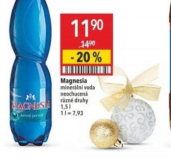 Magnesia minerální voda
