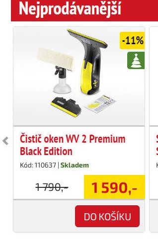 Čistič oken WV 2 Premium Black Edition - UNI HOBBY akcniletaky.com