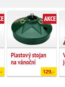 Plastový stojan na vánoční - UNI HOBBY akcniletaky.com
