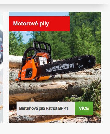 Benzínová pila Patriot BP 41 - Mountfield akcniletaky.com