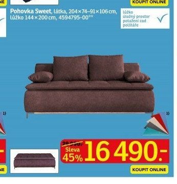 Pohovka Sweet - ASKO akcniletaky.com