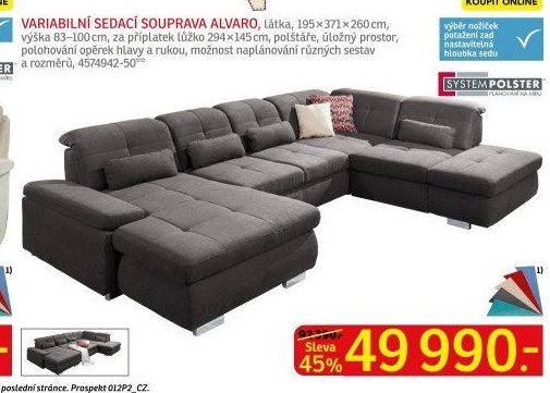 VARIABILNÍ SEDACÍ SOUPRAVA ALVARO - ASKO akcniletaky.com