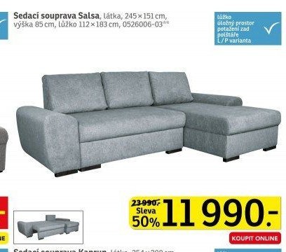 Sedací souprava Salsa - ASKO akcniletaky.com