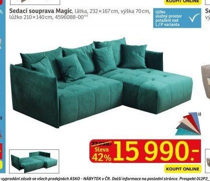 Sedací souprava Magic - ASKO akcniletaky.com
