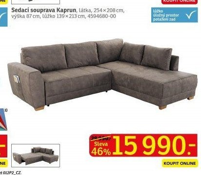 Sedací souprava Kaprun - ASKO akcniletaky.com