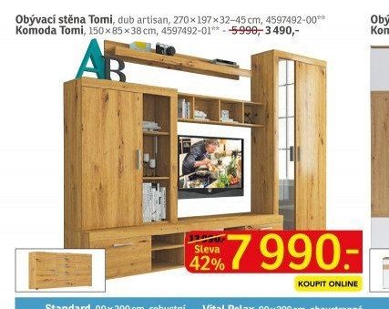 Obývací stěna Tomi - ASKO akcniletaky.com