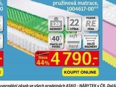 Zafir, 90x200 cm, taštičková pružinová matrace - ASKO akcniletaky.com