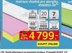 Medixo Naturgel, 90x200 cm, matrace vhodná pro alergiky - ASKO akcniletaky.com