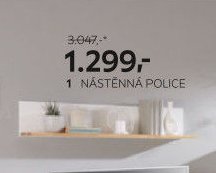 1 NÁSTĚNNÁ POLICE