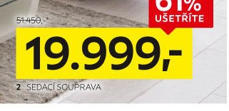 2 SEDACÍ SOUPRAVA
