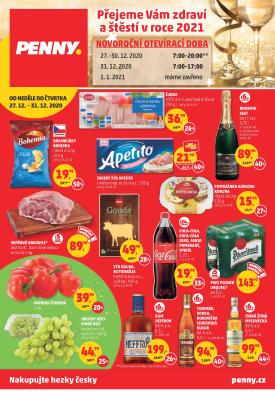 akční leták Penny Market 27.12.2020-31.12.2020