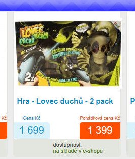Hra - Lovec duchů - 2 pack