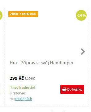 Hra - Připrav si svůj Hamburger