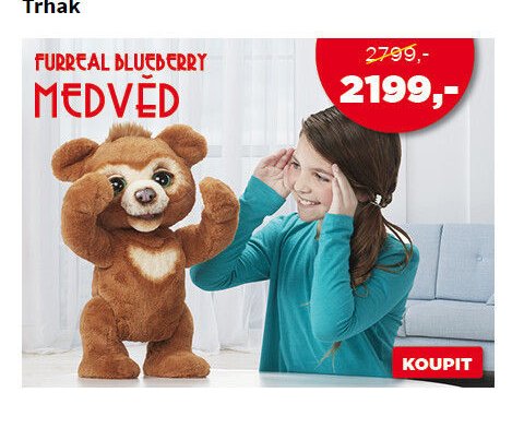 FURREAL BLUEBERRY MEDVĚD