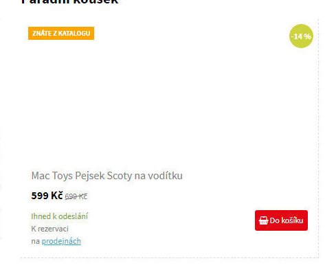 Mac Toys Pejsek Scoty na vodítku