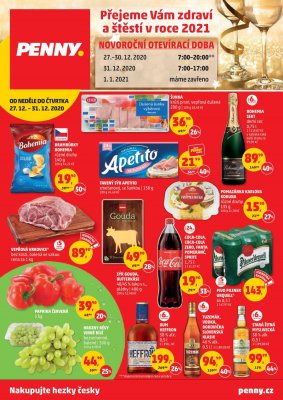 akční leták Penny Market 27.12.2020-31.12.2020