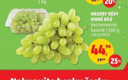 Hrozny révy vinné bílé