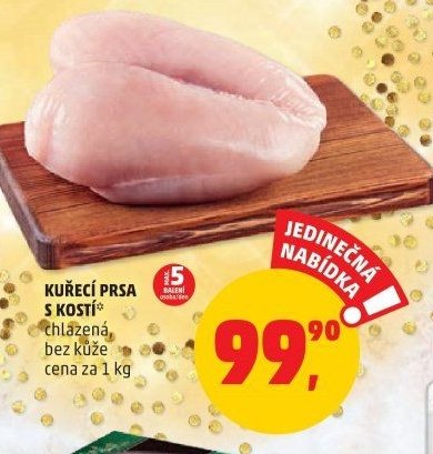 Kuřecí prsa s kostí