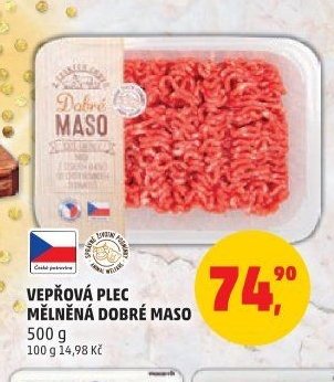 Vepřová plec mletá Dobré maso
