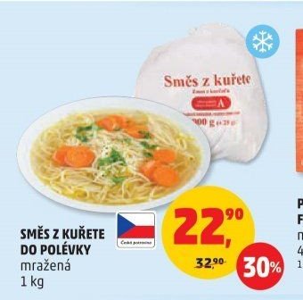 Směs z kuřete do polévky mražená