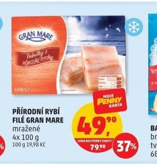 Přírodní rybí filé Gran Mare mražené