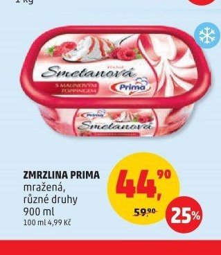 Zmrzlina Prima mražená