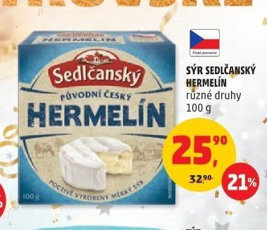 Sýr Sedlčanský Hermelín