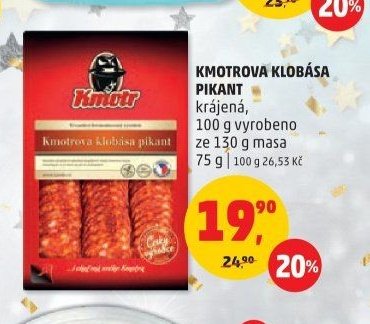 Kmotrova klobása pikant