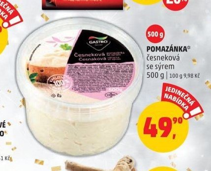 Pomazánka česneková se sýrem