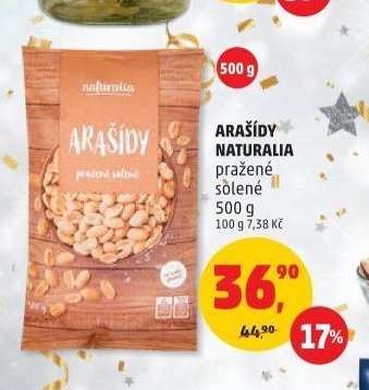 Arašídy Naturalia