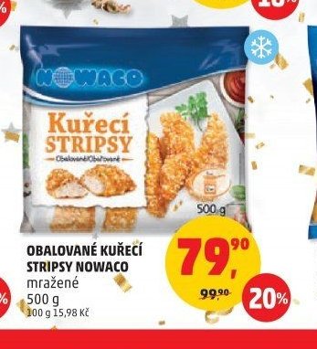 Obalované kuřecí stripsy Nowaco